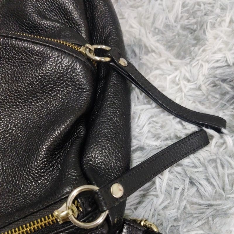 Công sở balô si Nhật Bản da bò hạt cao cấp 40cm x 38cm x 20cm