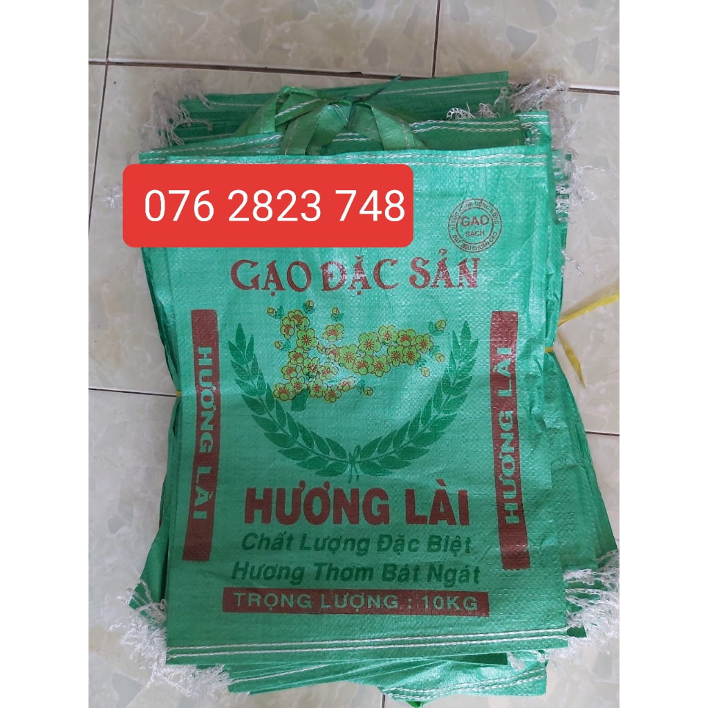 BAO GẠO HƯƠNG LÀI 10 KG - XANH LÁ, HỒNG, CAM, TRẮNG ĐỀU CÓ - COMBO 50 CÁI