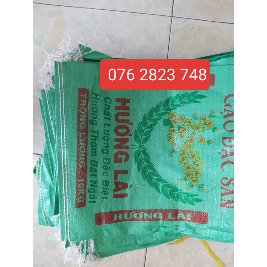 BAO GẠO HƯƠNG LÀI 10 KG - XANH LÁ, HỒNG, CAM, TRẮNG ĐỀU CÓ - COMBO 50 CÁI