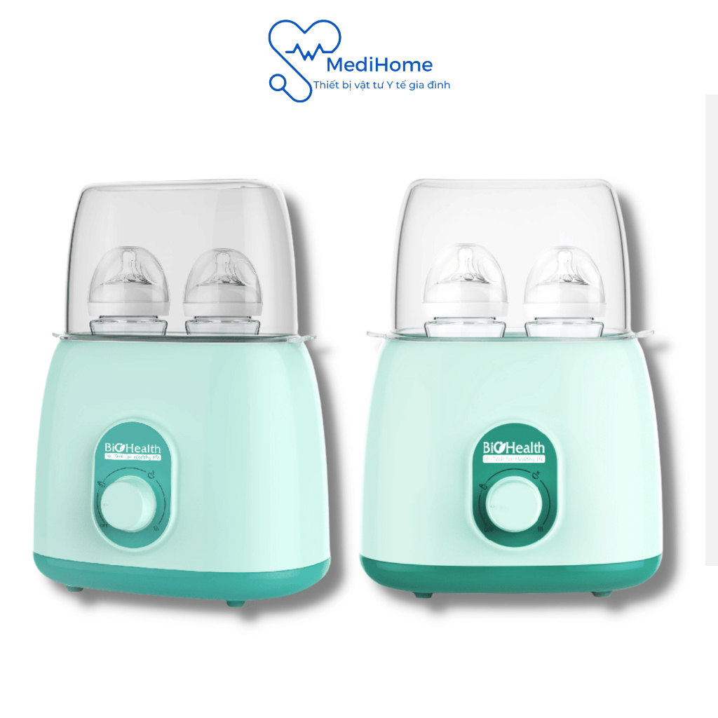Máy hâm sữa bình đôi BioHealth BH9210 làm nóng tiệt trùng vẫn giữ được hương vị và chất dinh dưỡng - MediHome
