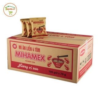 Mì giấy 4 tôm ăn lẩu mihamex thơm,giòn,không mặn hợp ăn lẩu