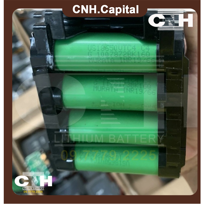 Pin Makita 14,4v đóng mới có led báo pin