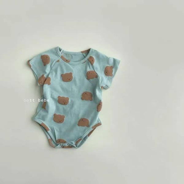 Bộ Body Gấu Body Liền Thân Cho Bé Yêu Từ 3-13kg Chất Vải Cotton Mềm Mịn, AN Toàn Cho Da Bé Thời Trang Trẻ Em Dâu Store