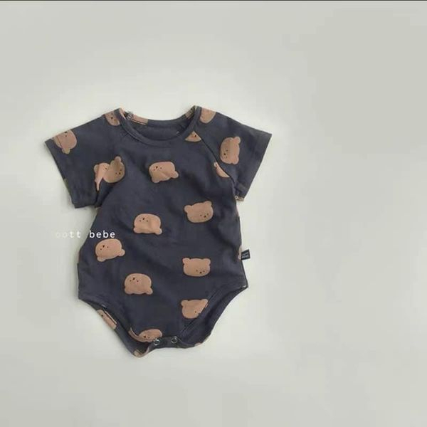 Bộ Body Gấu Body Liền Thân Cho Bé Yêu Từ 3-13kg Chất Vải Cotton Mềm Mịn, AN Toàn Cho Da Bé Thời Trang Trẻ Em Dâu Store