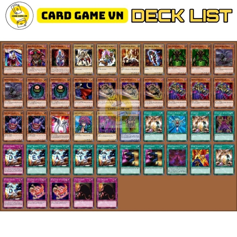 Bài YuGiOh - Hộp Thẻ Bài FullBox - Bộ 45 lá bài Dark Necrofear của Bakura - Card Game VN