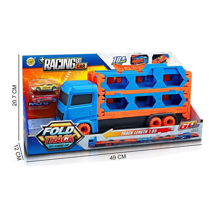 Xe đồ chơi 3 tầng mô hình đường đua xe dài 1.65 - 2m, mang lại sự hứng thú, kích thích sự tò mò cho trẻ