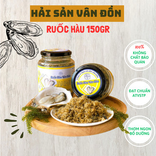 Ruốc hàu vân đồn - lọ thủy tinh 150gr /chà bông hàu vân đồn - đặc sản quảng ninh thực phẩm dinh dưỡng đồ ăn dặm cho bé