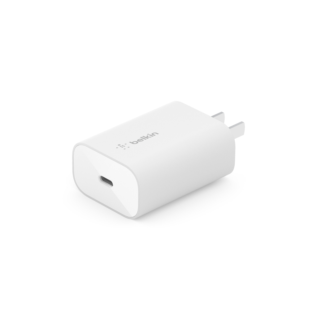 Adapter sạc nhanh Belkin BOOST↑CHARGE™ 25W USB-C PD PPS WCA004 (tương thích iPhone 15)