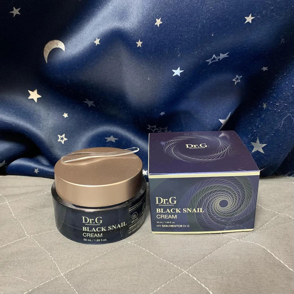 Kem Ốc Sên Đen DR.G Black Snail Cream Nuôi Dưỡng Trắng Da Chống Lão Hoá Đa Năng 50ml