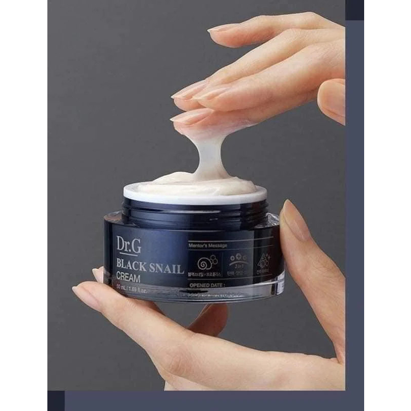 Kem Ốc Sên Đen DR.G Black Snail Cream Nuôi Dưỡng Trắng Da Chống Lão Hoá Đa Năng 50ml