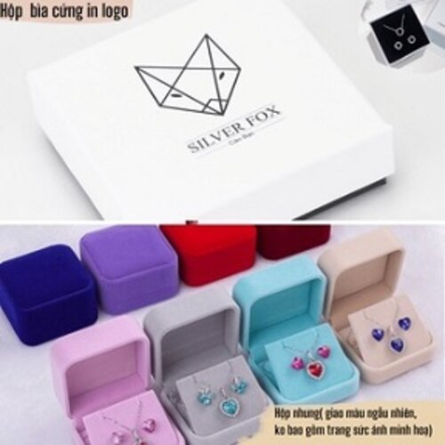 Khuyên Tai Bạc Nữ CaoBac Silver Chất Liệu Bạc Thái Cao Cấp Hoạ Tiết Tròn Tim Trắng Lạ Mắt Độc Đáo Dành Tặng Cho Bạn Nữ