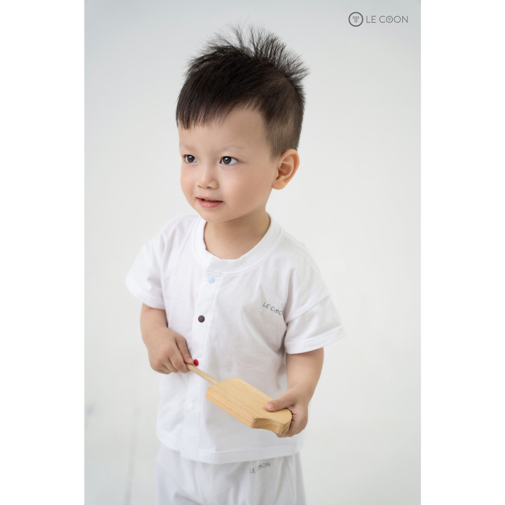 LE COON | Bộ Đồ Cổ Bo Dáng Thụng Quần Dài- Quần Cộc | COOL | 0-3 tuổi
