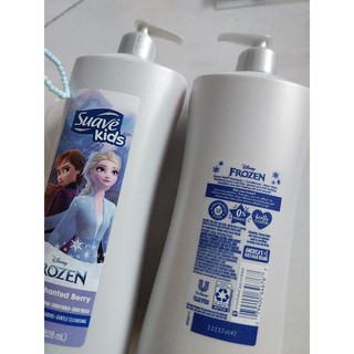 DẦU TẮM GỘI XÃ CHO bé 3 TRONG 1 SUAVE KIDS HÌNH công chúa ELSA MÙI BERRY FLURRY 828ML TỪ MỸ.mẫu mới