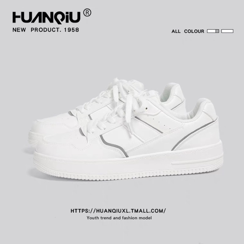 Giày thể thao độn đế HUANQIU cao cấp chính hãng, giày bánh mì nâng chiều cao cho nam nữ 3.5cm