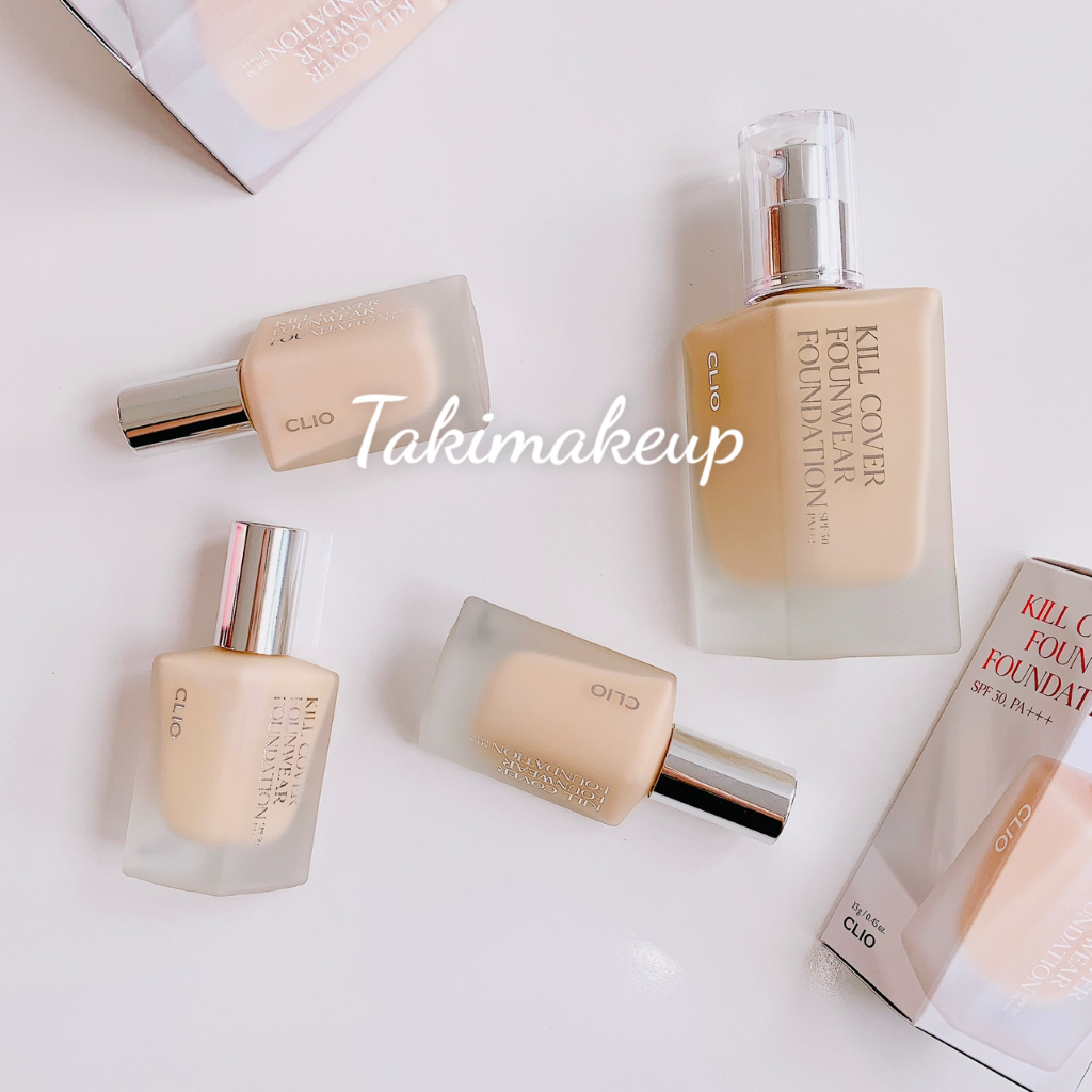 Kem Nền CLIO Kill Cover Founwear Foundation 38g-13g