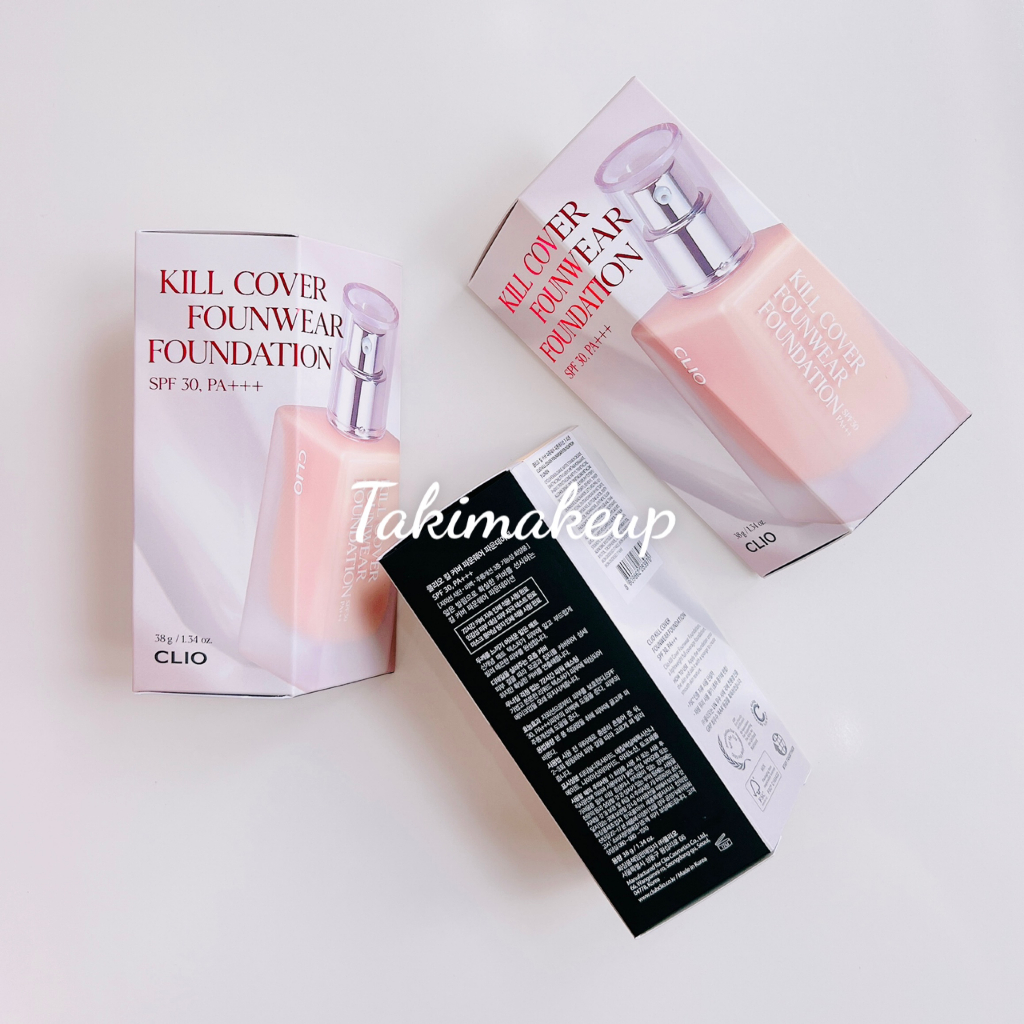 Kem Nền CLIO Kill Cover Founwear Foundation 38g-13g