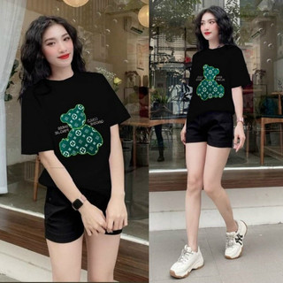 BỘ SHORT COTTON THÊU  CAO CẤP
