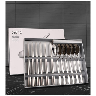 Set thìa đũa inox 12 món