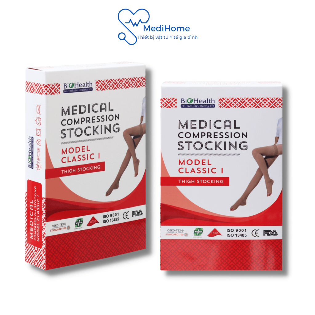 Tất vớ đùi y khoa BioHealth Classic AG hỗ trợ vấn đề suy giãn tĩnh mạch - MediHome