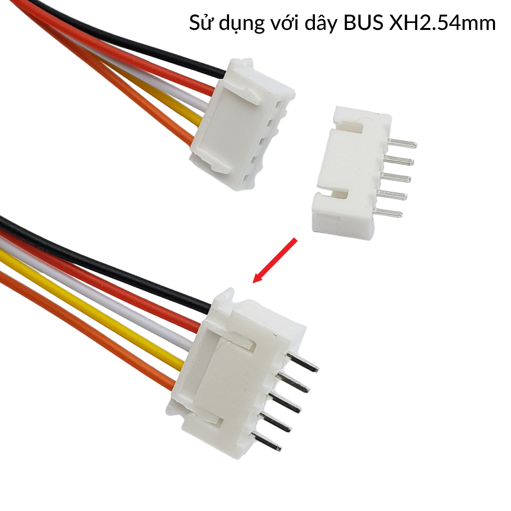 Đế Bus XH2.54mm Connector đực COMBO 10
