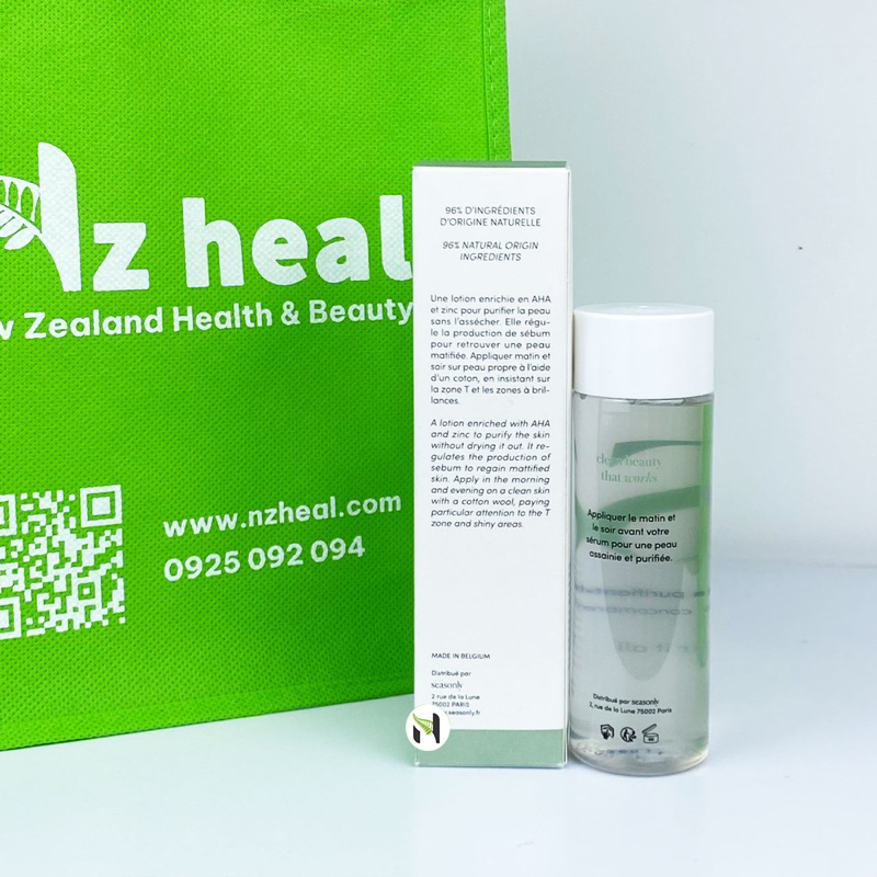 [Hỏa tốc] Nước hoa hồng Seasonly Purifying Lotion (Lotion Purifiante) 100ml