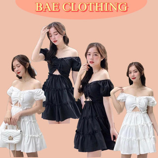 Đầm Xinh ALICE DRESS items siêu nhẹ nhàng hack dáng thiết kế sau lưng bo chun co giãn chất vải dày dặn ko mỏng