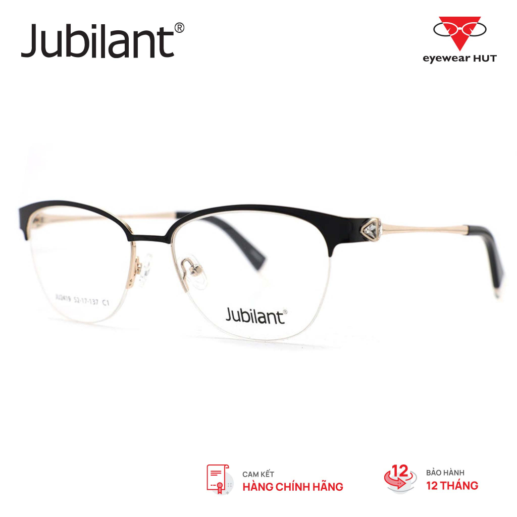 Kính Gọng Nữ chính hãng Jubilant (F) JU2419_52 phong cách Thiết kế kiểu dáng Browline/Clubmasters