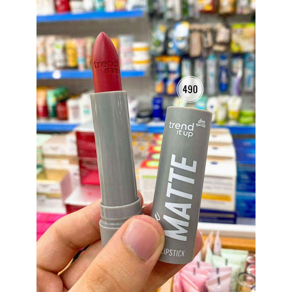 SON LÌ VEGAN TREND IT UP THE MATTE MÀU 490 MÀU ĐỎ THUẦN