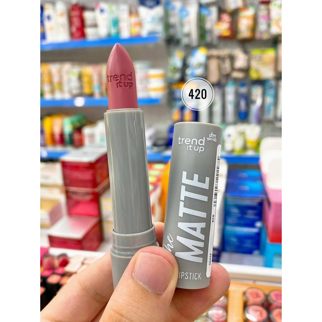 SON LÌ VEGAN TREND IT UP THE MATTE MÀU 420 MÀU HỒNG VỎ ĐỖ