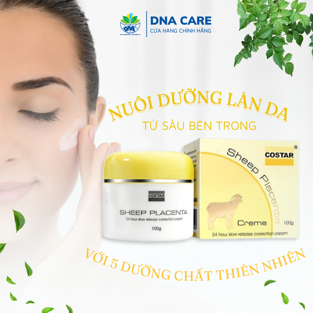 Kem dưỡng da mặt nhau thai cừu Costar Sheep Placenta hộp 100gr