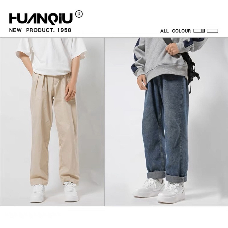 Giày thể thao độn đế HUANQIU cao cấp chính hãng, giày bánh mì nâng chiều cao cho nam nữ 3.5cm