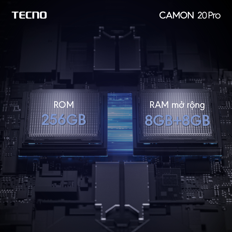 Điện thoại Tecno CAMON 20 Pro 8GB/256GB - Camera 64MP + 32MP |Helio G99|5000 mAh