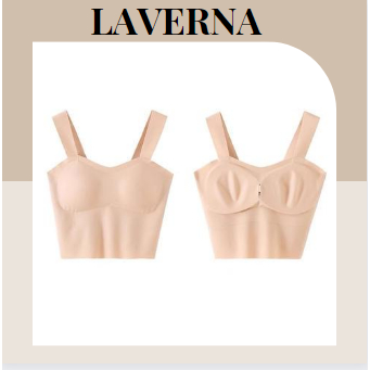Áo Croptop 2 Dây Nữ, Áo Bra Có Đệm Ngực Co Dãn Thoáng Khí LAVERNA