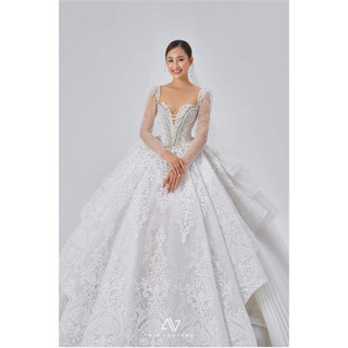 Vải kim tuyến may đồ cưới, áo dài, đầm dạ hội 597