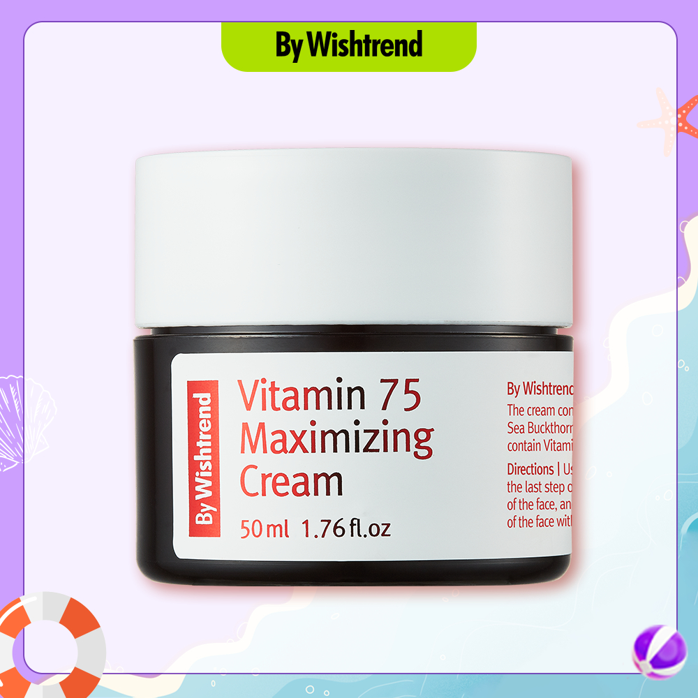 Kem dưỡng da BY WISHTREND VITAMIN 75 MAXIMIZING CREAM 50g (DATE 2025)