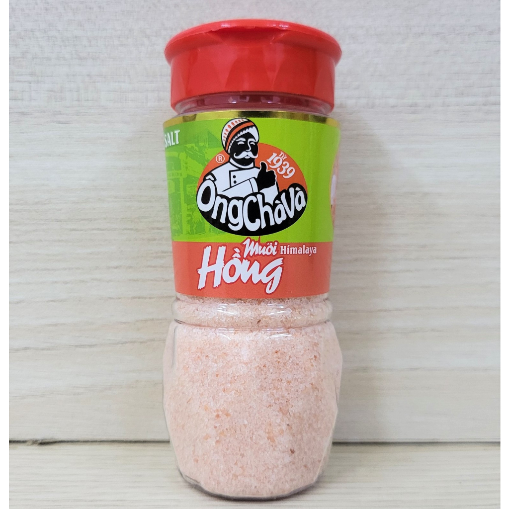 (hủ 120g) MUỐI HỒNG TỰ NHIỀN HIMALAYA ÔNG CHÀ VÀ Himalayan Pink Salt