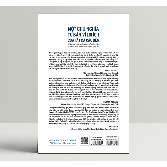 Sách PACE Books - Một Chủ Nghĩa Tư Bản Vì Lợi ích Của Tất Cả Các Bên - Klaus Schwab và Peter Vanham