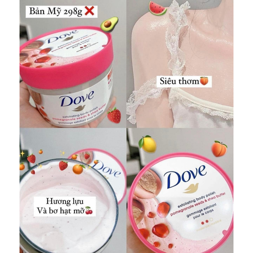 TẨY TẾ BÀO CHẾT TOÀN THÂN DOVE