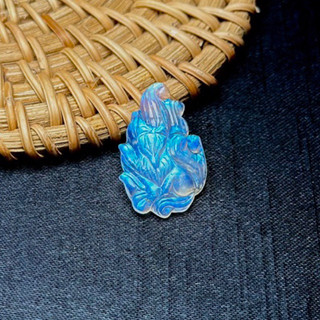 Mặt vòng cổ Hồ Ly Moonstone đá Mặt Trăng