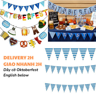 Bộ Dây Cờ Trang Trí Tiệc Oktoberfest - Oktoberfest Bunting Combo OTBF01