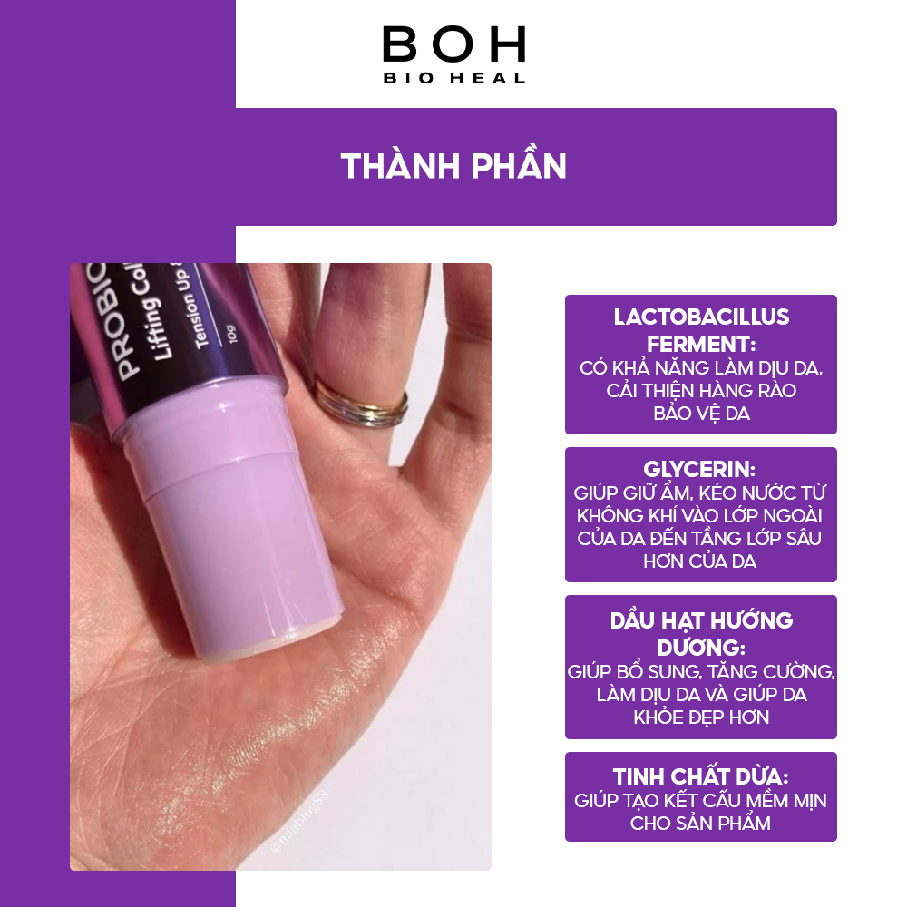 Thanh Lăn Làm Căng Và Săn Chắc Da BIOHEAL BOH PROBIODERM LIFTING COLLAGEN STICK 10g