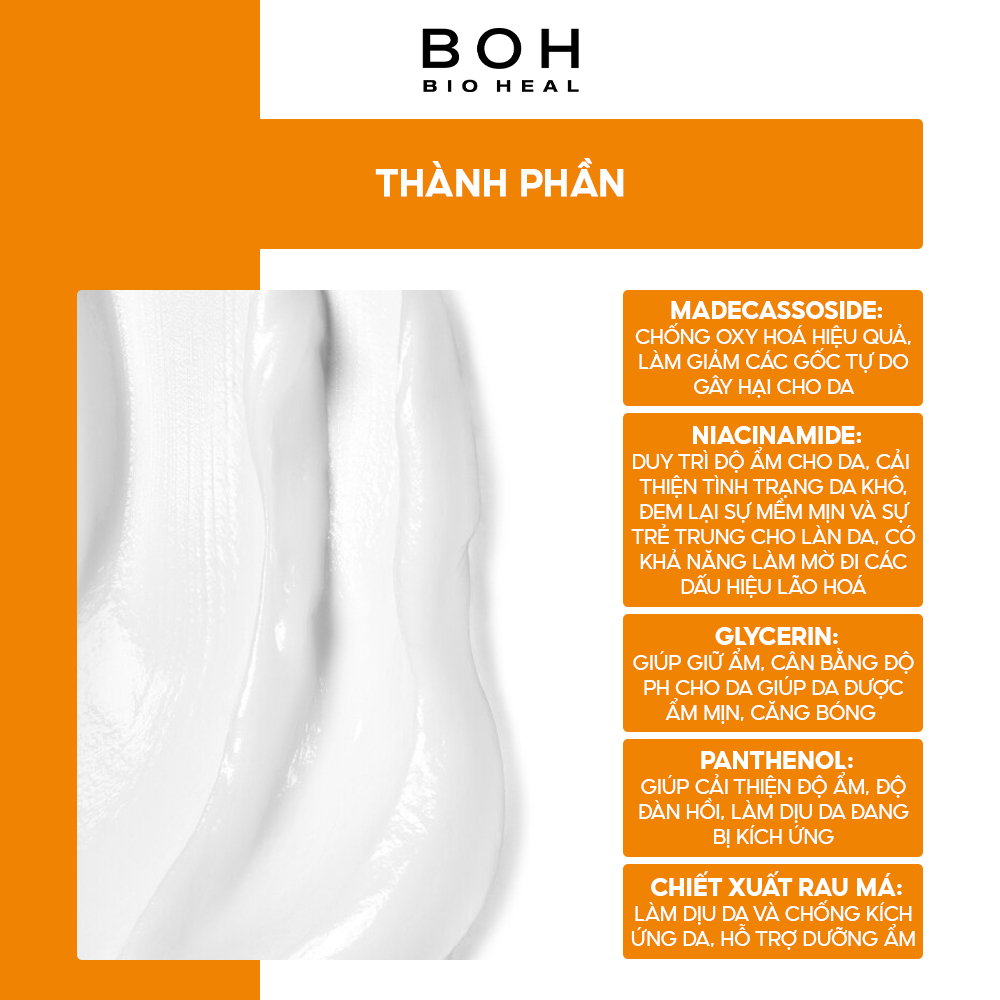 Kem Chống Nắng Dành Cho Da Mụn BIOHEAL BOH PANTHENOL CICA BLEMISH SUN CREAM 50ml