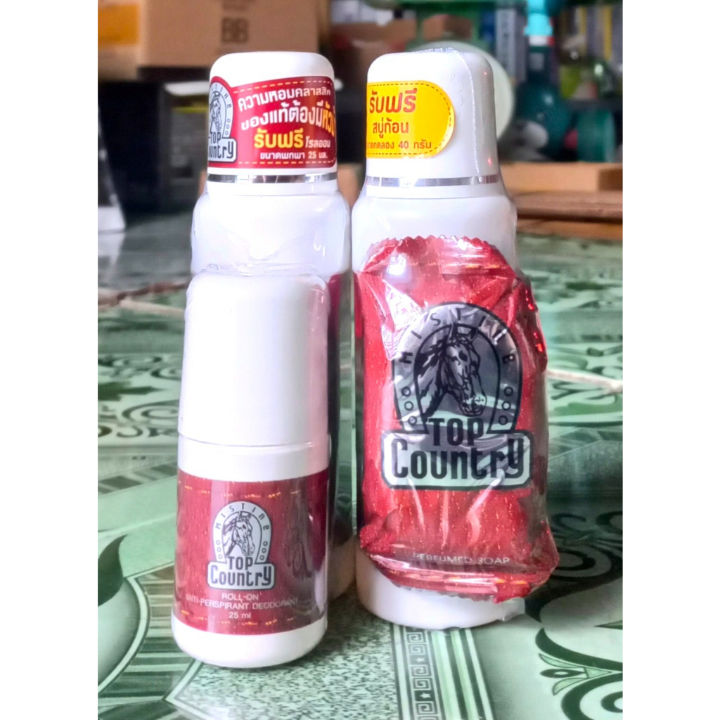 Lăn Khử Mùi Con Ngựa Top Country Hương Nước Hoa 100ml Thái Lan