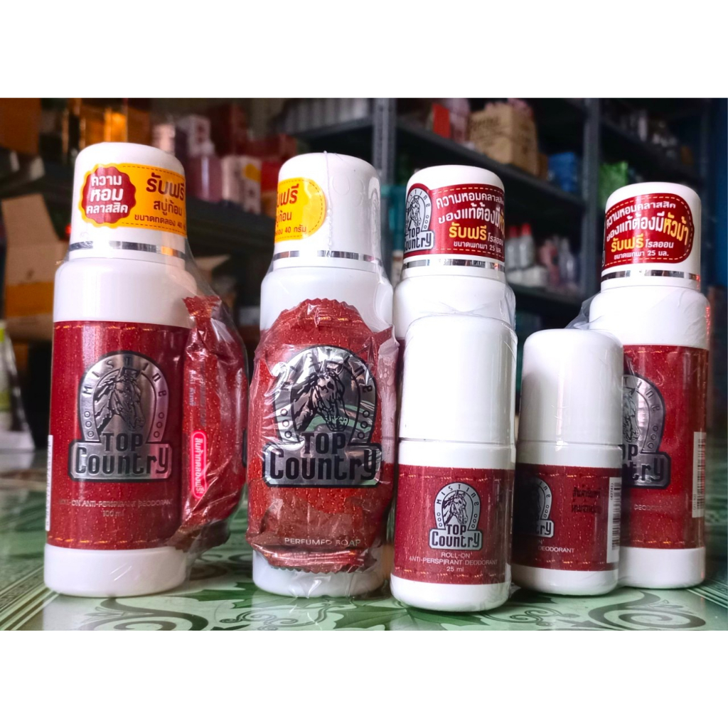 Lăn Khử Mùi Con Ngựa Top Country Hương Nước Hoa 100ml Thái Lan