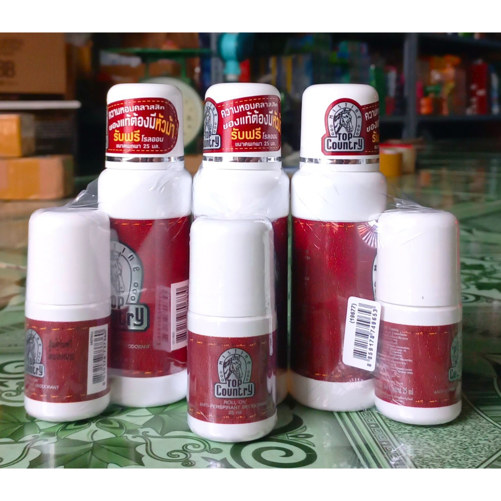 Lăn Khử Mùi Con Ngựa Top Country Hương Nước Hoa 100ml Thái Lan