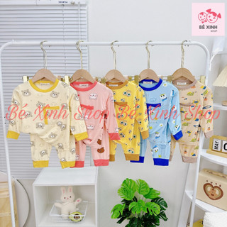 Đồ Bộ Dài Tay Cho Bé Trai Bé Gái 8-18KG MIKKO MOM  Bộ Đồ Quần Áo Tay Dài Cho Bé Trai Gái DÀI TÚI