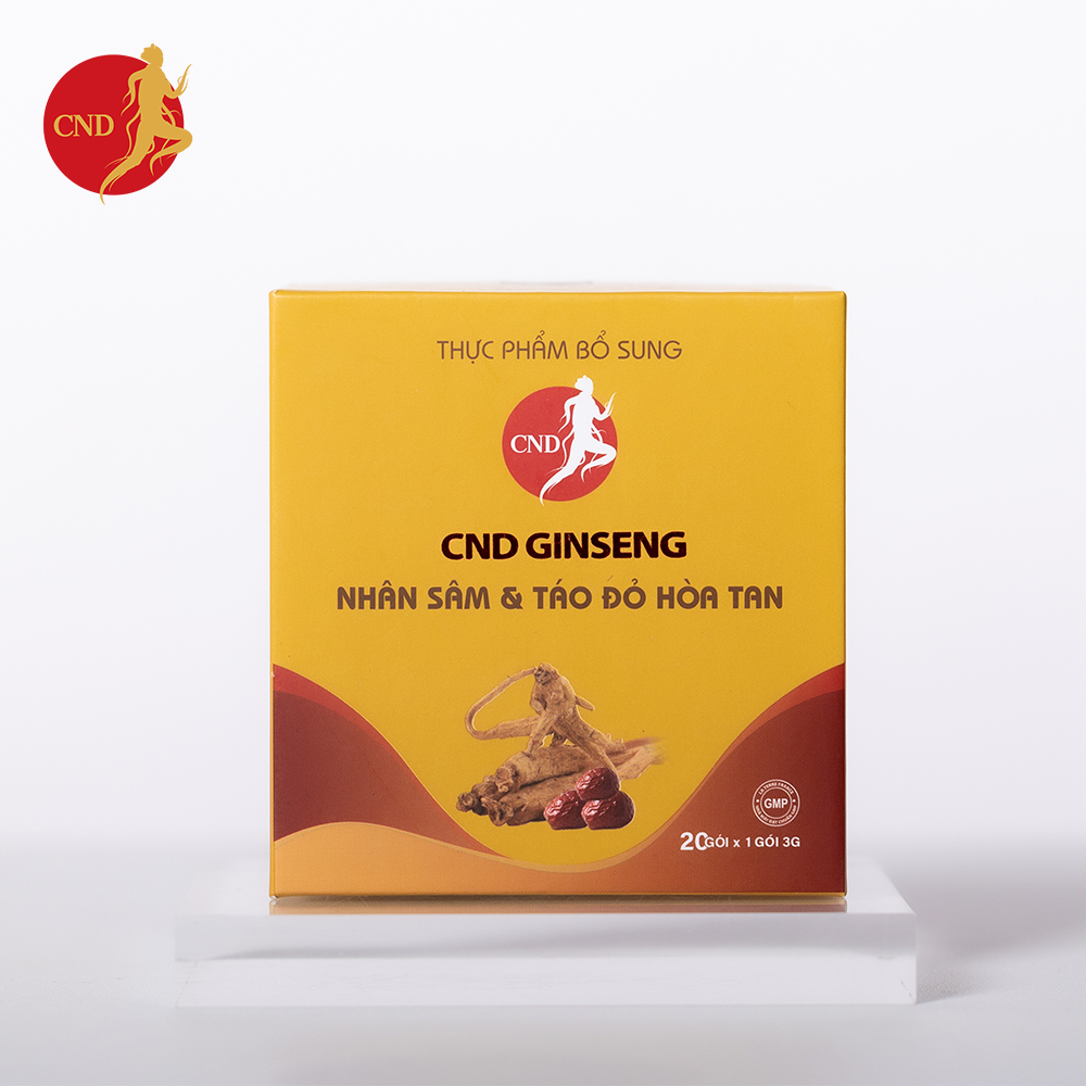 SP Thực phẩm bổ sung CND Ginseng nhân sâm & táo đỏ hòa tan