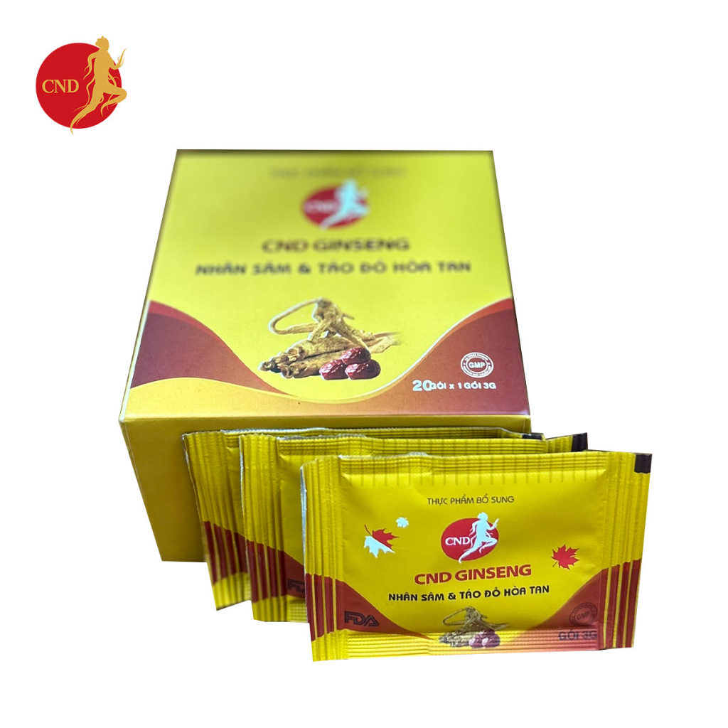 SP Thực phẩm bổ sung CND Ginseng nhân sâm & táo đỏ hòa tan