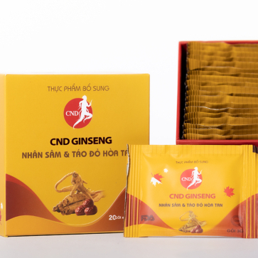 SP Thực phẩm bổ sung CND Ginseng nhân sâm & táo đỏ hòa tan