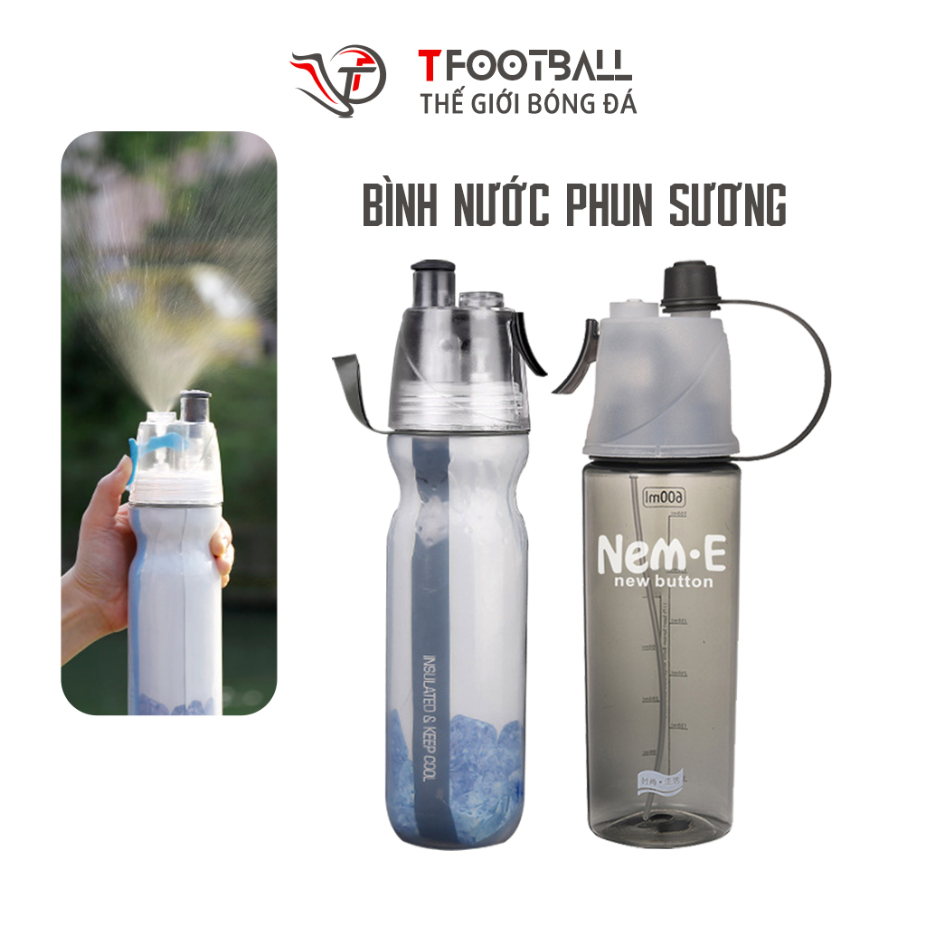 Bình Nước Phun Sương Giữ Nhiệt 3 Lớp Chất Liệu PE An Toàn Sức Khỏe
